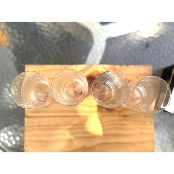 NWT VTG Polo Ralph Lauren Crystal Etch Polo Player Highball Glasses SZ 14OZ RARE - Picture 9 of 13